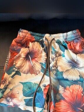 Baseballism Aloha Ball Diamond Air Mesh Shorts - Youth Medium